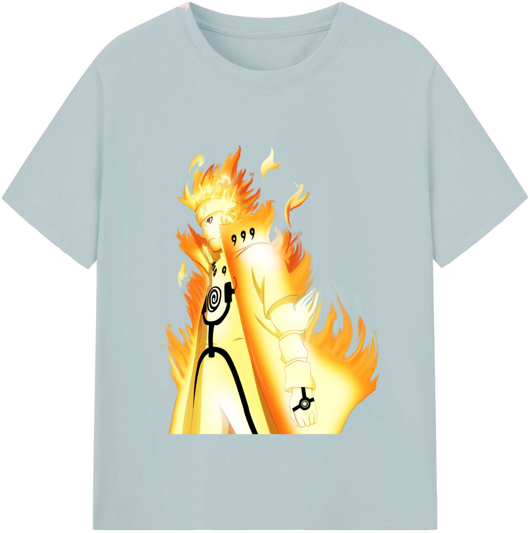 （画像用） NARUTO -ナルト- うずまき ナルト Uzumaki Naruto 綿100％半袖Tシャツ（フロントプリント）